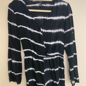 Tie Dye Long Sleeve Romper